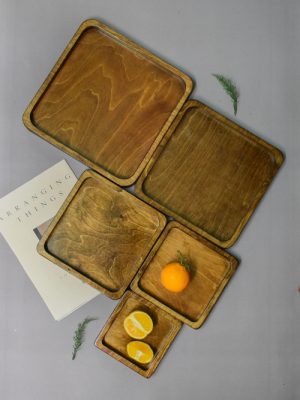 دم دستی)گرد مربع ۸ ضلعی یک ست ۵ تایی